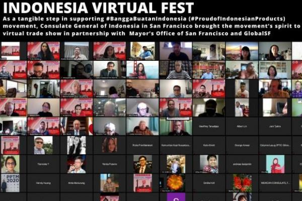 Ramaikan HUT RI ke-75, KJRI San Fransisco Gelar Indonesia Virtual Fest