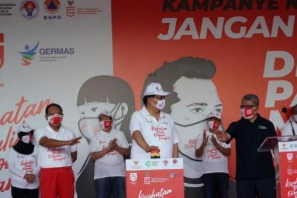 Kemenkes Lakukan Kampanye Nasional Disiplin Pakai Masker