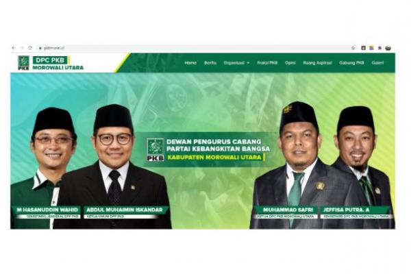 Menuju Partai Modern, PKB Morowali Utara Luncurkan Website PKBMORUT.ID