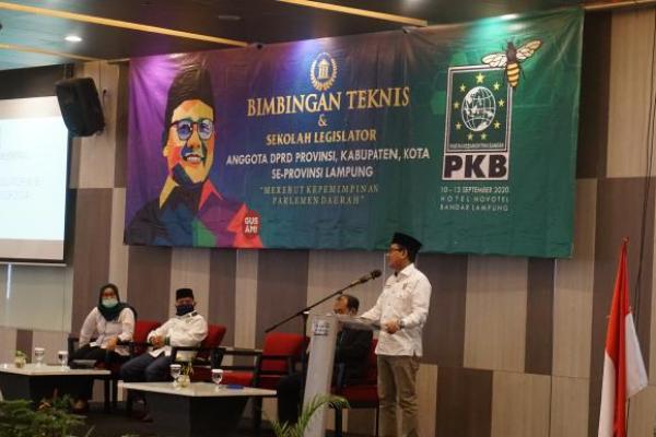 PKB Lampung Gelar Sekolah Legislator dengan Protokol Kesehatan Ketat