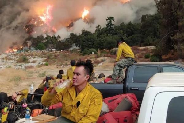 Seorang WNI Turun Tangan Bantu Padamkan Kebakaran Hutan di California