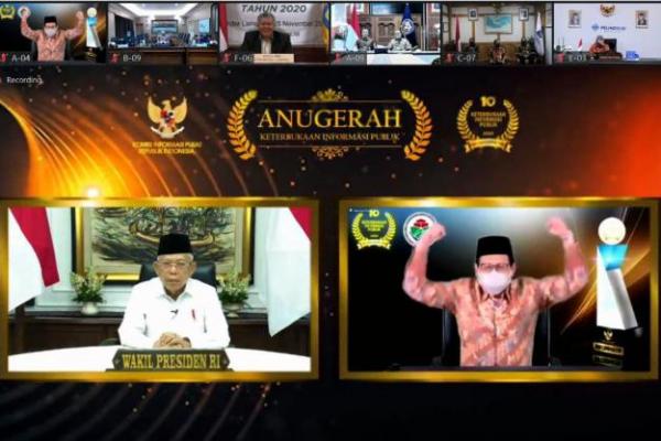 Prestasi Gemilang, Kemendes PDTT Raih Anugrah Keterbukaan Publik 2020