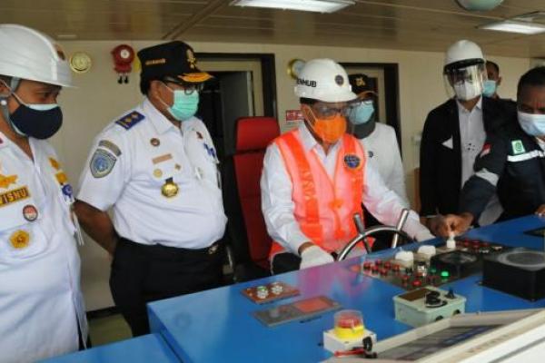 Dukung Program Tol Laut, Kemnhub Bangun Kapal Perintis Sabuk Nusantara 88