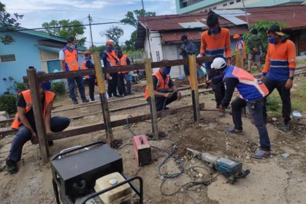 Sepanjang 2020, KAI Tutup 27 Perlintasan Liar di Wilayah Daop 1 Jakarta