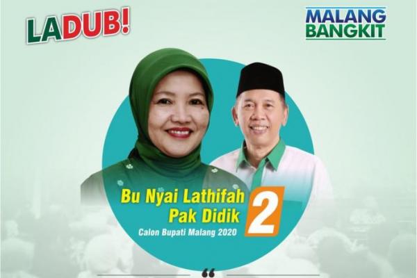 Quick Count SMRC: Nyai Lathifah-Didik Budi Muljono Ungguli Paslon Lain di Pilbub Malang