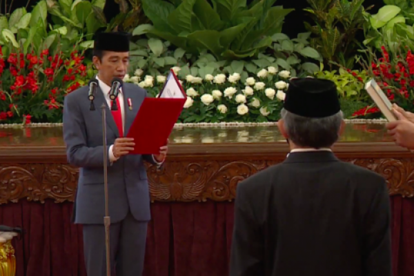Usai Menteri dan Wamen, Presiden Jokowi Lantik Kepala BNN