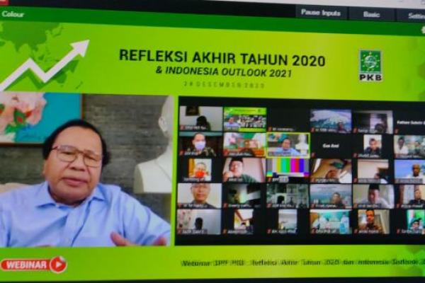 PKB Gelar Webinar Refleksi Akhir Tahun 2020 dan Indonesia Outlook 2021