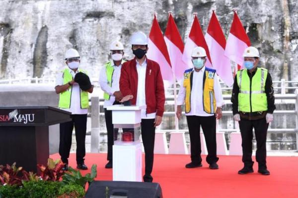 Resmikan Bendungan Tapin di Kalimantan Selatan, ini Harapan Jokowi