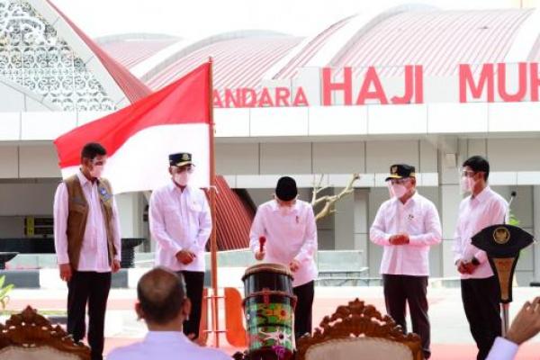 Wapres KH Ma`ruf Amin Resmikan Bandara Haji Muhammad Sidik Muara Teweh