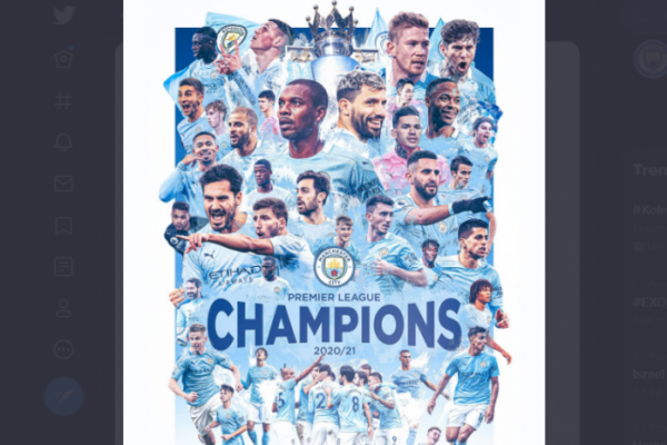 Manchester City Resmi Kunci Gelar Premier League 2020/2021