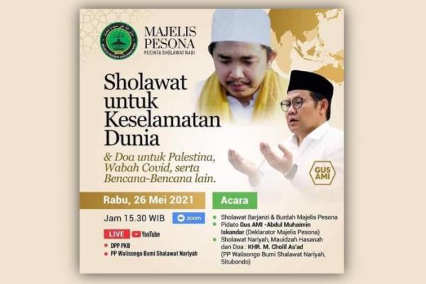 Sore Ini Majelis Pesona Ajak Indonesia Baca Doa dan Sholawat Nariyah untuk Palestina