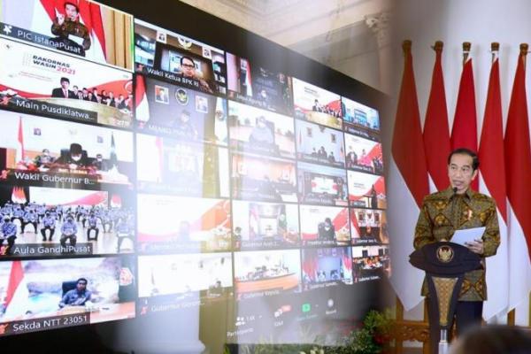 Presiden Jokowi Buka Rakornas PIP Tahun 2021 di Istana Bogor