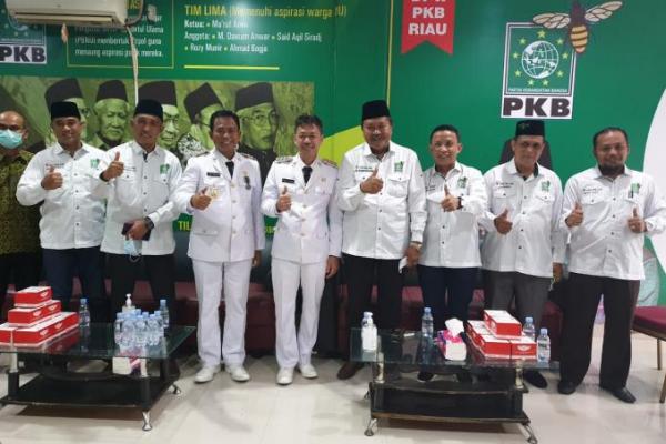 Usai Dilantik, Bupati dan Wakil Bupat Rohil Kunjungi PKB Riau