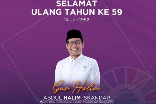 Gus Halim Ulang Tahun ke-59, Ribuan Netizen Ucapkan Selamat