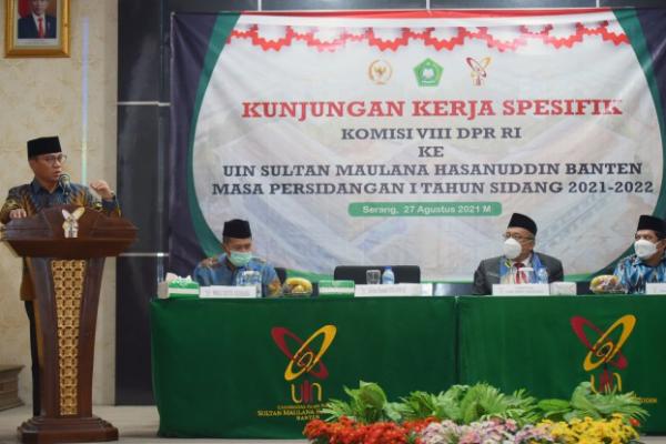 Komisi VIII DPR Minta UIN Serang Persiapkan Metode Pembelajaran Tatap Muka dengan Prokes Ketat