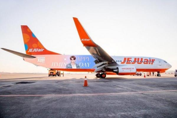 Fanbase China Siapkan Proyek Pesawat Untuk Kado Ulang Tahun Jimin BTS