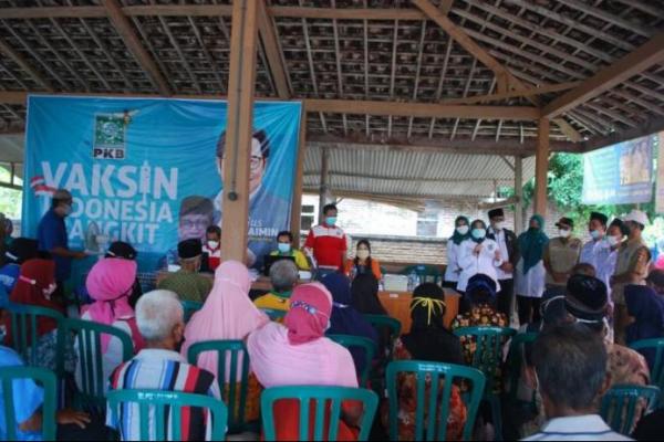 PKB Ngawi Gelar Vaksin Indonesia Bangkit, Masyarakat Antusias