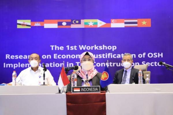 Tekan Kecelakaan Kerja di Sektor Konstruksi, Kemnaker Gelar Workshop ASEAN-OSHNET