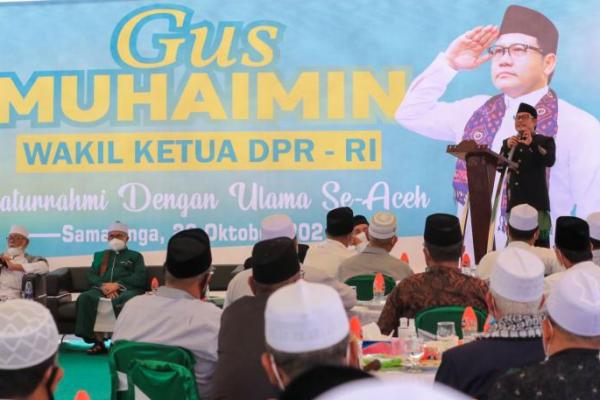 Di Depan Ulama se Aceh, Gus Muhaimin Gaungkan Jas Hijau