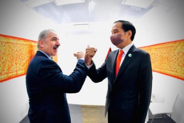 Presiden Jokowi Tegaskan Komitmen Indonesia Dukung Palestina dalam Pertemuan Bersama PM Shtayyeh