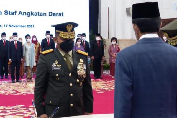 Andika Perkasa Jabat Panglima TNI, Dudung Dilantik Jadi KSAD