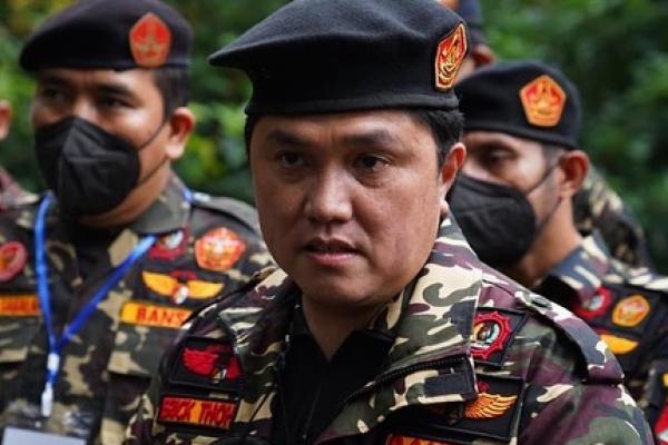 Keren! Erick Thohir Resmi jadi Anggota Kehormatan Banser