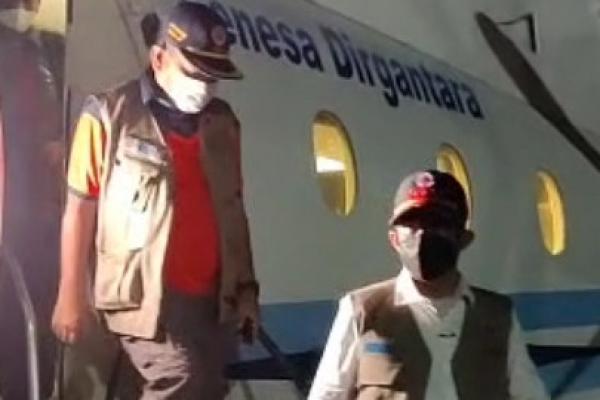 Usai Tinjau Lokasi Musibah Erupsi Semeru, Kepala BNPB Langsung Terbang ke Kalbar