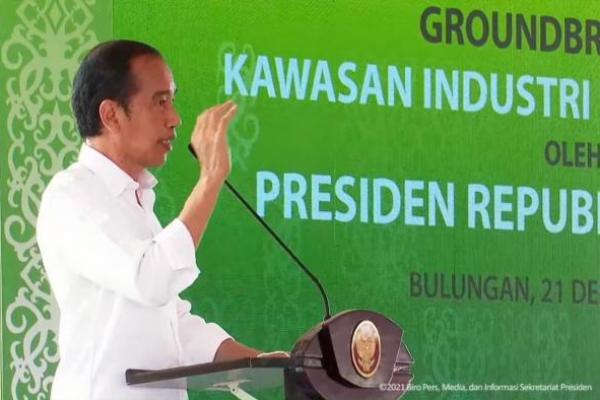 Kunjungan Kerja ke Kaltara, Presiden Jokowi Groundbreaking Kawasan Industri Hijau