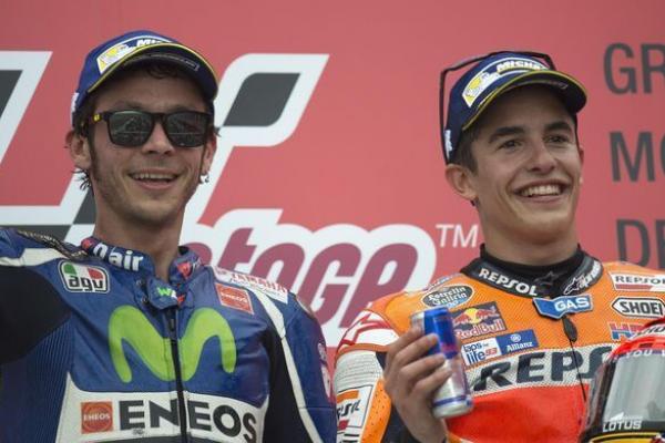 Marc Marquez Berterima Kasih Atas Jasa Valentino Rossi di MotoGP