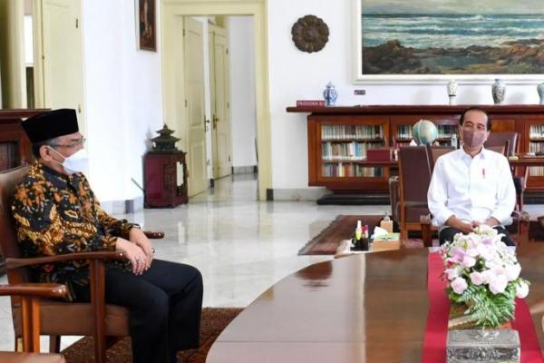Silaturahim dengan Presiden Jokowi, Gus Yahya Sampaikan Hasil Muktamar ke-34 NU