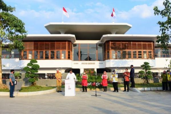 Resmikan Pasar Johar, Jokowi Ingin Jadi Landmark Kota Semarang