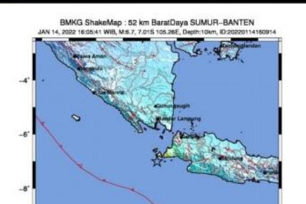 Gempa Guncang Wilayah Sumur Banten, BMKG: Tidak Berpotensi Tsunami