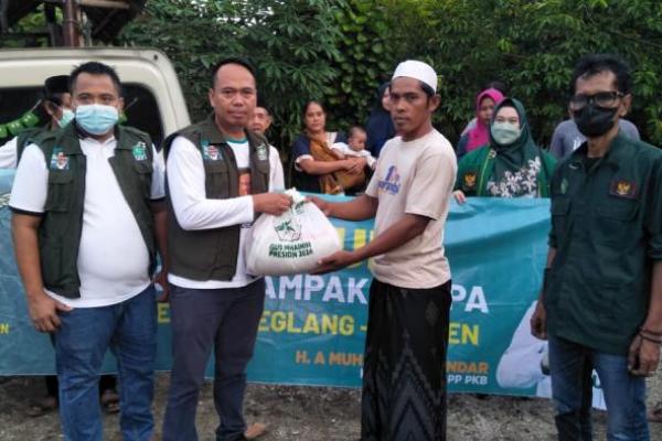 Laksanakan Instruksi Gus Muhaimin, PKB Pandeglang Salurkan Bantuan ke Warga Terdampak Gempa
