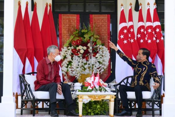 Terima PM Lee Hsien Loong, Presiden Jokowi Ungkap Kerja Sama Indonesia-Singapura