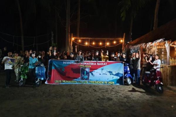 Ratusan Scooterist se Sumatera Barat Deklarasi Dukung Gus Muhaimin Jadi Capres 2024