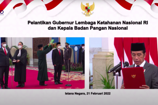 Presiden Jokowi Lantik Andi Widjajanto Jadi Gubernur Lemhannas