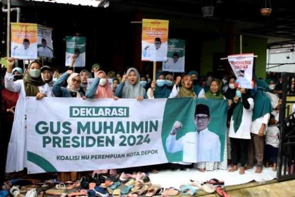 Koalisi Perempuan NU Depok Deklarasi Siap Dukung Gus Muhaimin Jadi Presiden 2024