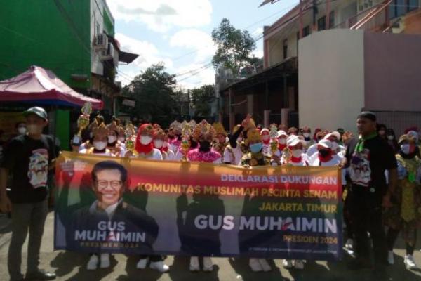 Komunitas Senam Ibu-ibu Muda Jakarta Timur Dukung Gus Muhaimin Presiden 2024