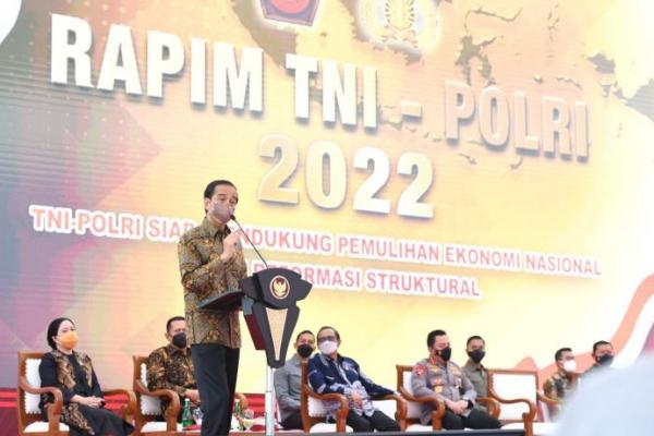 Hadiri Rapim TNI-Polri 2022, ini Arahan Presiden Jokowi