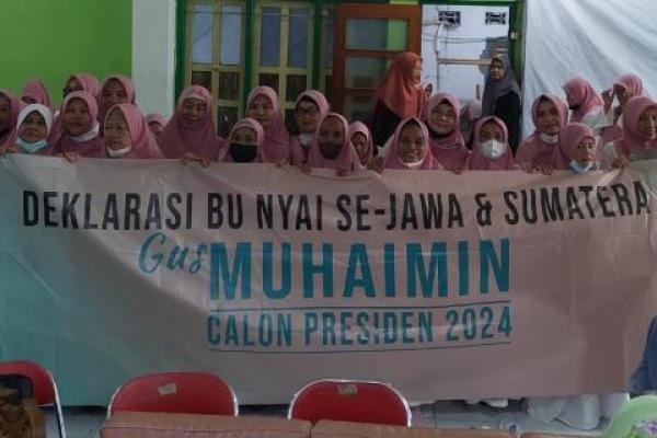 Dukungan Semakin Deras, Kini Bu Nyai se Jawa-Sumatera Deklarasikan Gus Muhaimin Presiden 2024