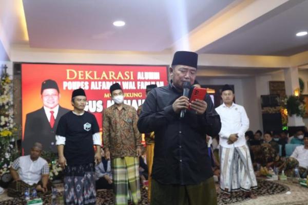Amanah Mbah Dim, Alumni PP Alfadlu Dukung Gus Muhaimin Presiden 2024