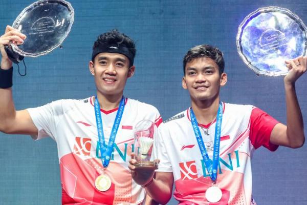 Selamat! Bagas/Fikri Torehkan Gelar Perdana di All England 2022