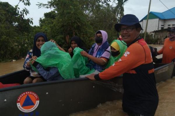 1000 Lebih Warga Kutai Timur Mengungsi Akibat Banjir