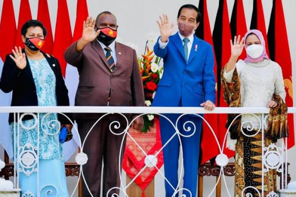Presiden Jokowi dan PM Marape Bahas Sejumlah Kerja Sama Indonesia-Papua Nugini