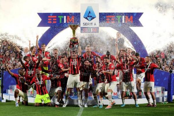 AC Milan Rebut Scudetto Liga Italia, Tiga Tim Terbawah Turun Kasta