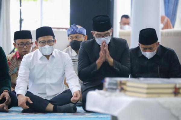 Takziah, Gus Muhaimin Doakan Kang Emil Kuat dan Eril Husnul Khatimah