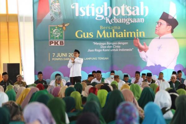 Doa untuk Bangsa, Gus Muhaimin Istigasah Bersama 2500 Warga Lampung