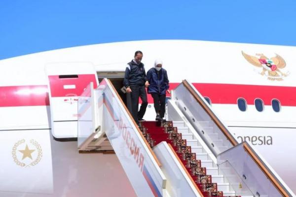 Bawa Misi Perdamaian, Presiden Jokowi Tiba di Moskow Rusia