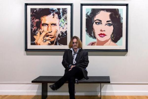 Johny Depp Jual Lukisannya Senilai Rp54 Miliar