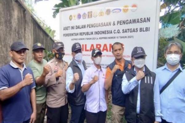 Satgas BLBI Lakukan Penguasaan Aset Properti Tanah di Lampung